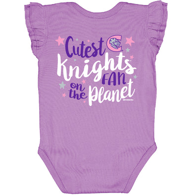 Infant Girls Flutter Sleeve Bodysuit