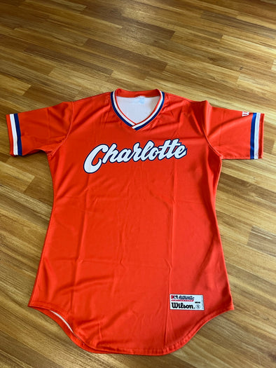 Majestic Two-Button Charlotte Knights Youth Jersey