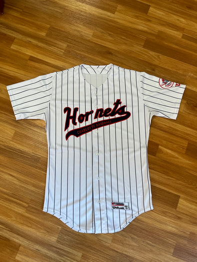 Charlotte Knights Wilson Adult Pinstripe Home Jersey Large