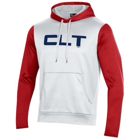 Men's White/Red Clt Hoodie