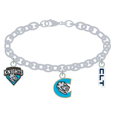 Charlotte Knights PSG 3 Charm Bracelet