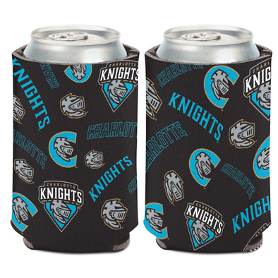 Charlotte Knights Wincraft Scatter Print Can Koozie
