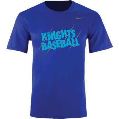 Charlotte Knights Nike Knights Baseball Slash Tee