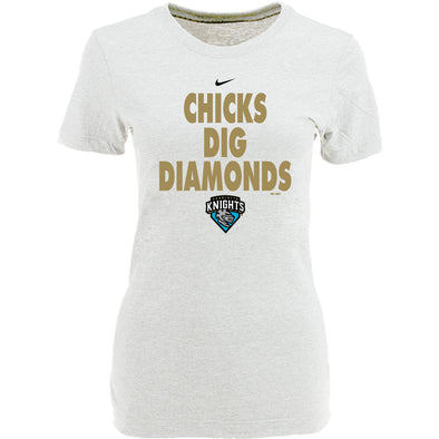 Charlotte Knights Nike Women's Chicks Dig Diamonds Tee
