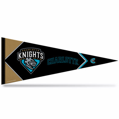 Charlotte Knights RICO 12"x30" Primary Pennant
