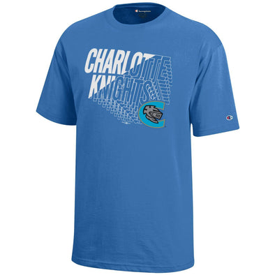 Charlotte Knights Champion Youth Knights Repeated Tee