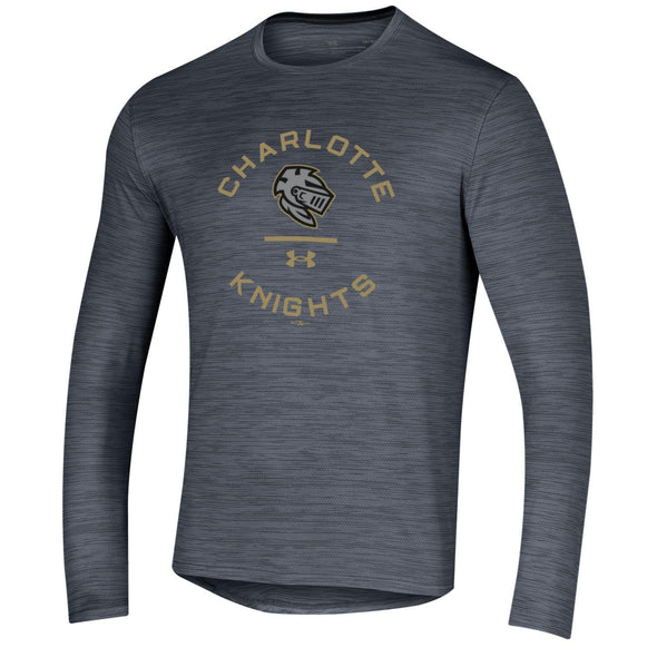 Charlotte Knights Under Armour Tech Vent Circle Long Sleeve Tee