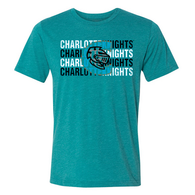 Charlotte Knights 108 Stitches Repeater Tee