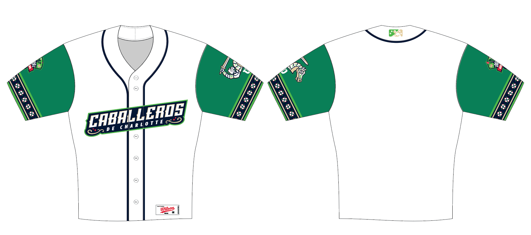 Charlotte baseball deals jersey